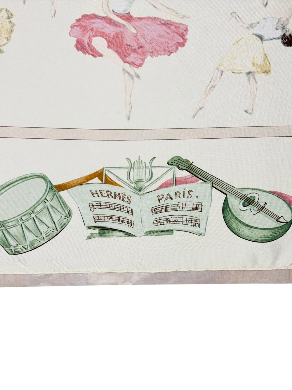 Vintage Hermès La Danse Silk Scarf 90 Ballet Ballerina Carré w/ Box - Picture 8 of 16